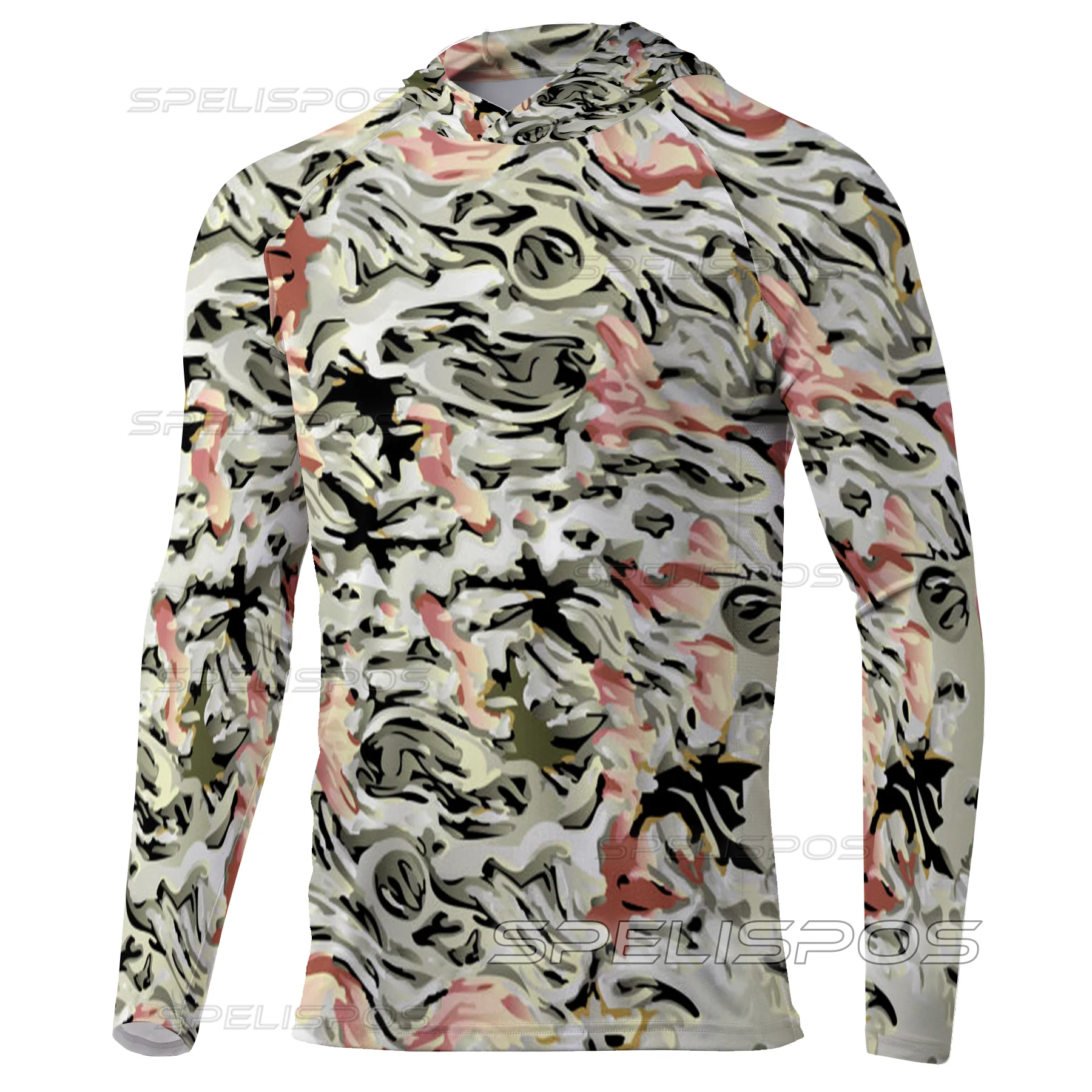 Running Gear Yacht - アンチUVフィッシングシャツ、スポーツユニフォーム、アングルトップ、ランニングフード、ヨット、シーフィッシュ、メールロット、ビーチギア、ハイキング、UPF50