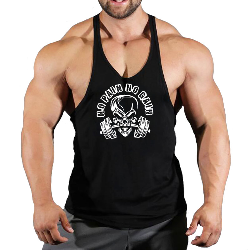 Running Hydration Vest - メンズプリントコットンノースリーブTシャツ,通気性タンクトップ,ランニングTシャツ,ボディービルTシャツ,フィットネス,ジム,新作