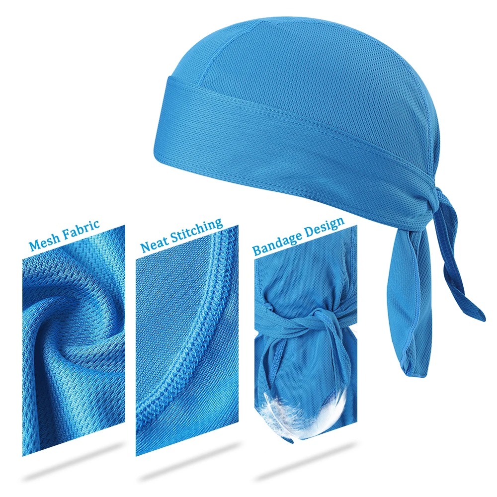 Running Gear Hat - 速乾性汗吸収サイクリングヘッドバンド日焼け防止バンダナヘッドスカーフ帽子サイクリングランニングアウトドアスポーツ男性女性用