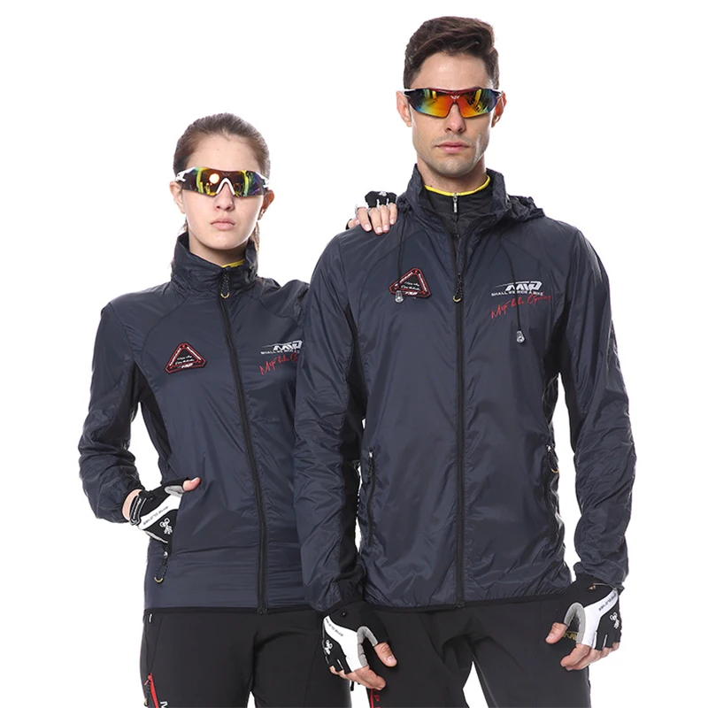 Running Gear Jacket - 男性と女性のための防水サイクリングジャケット,反射性,防風,通気性,アウトドアスポーツ用,ナイロン製
