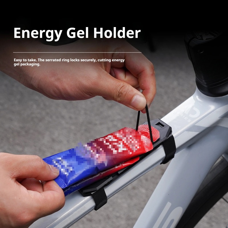 Energy Gel Pack - 1 個 ENLEE 自転車エナジージェルホルダー、弾性バックルエナジーバー収納ボックス、ユニバーサルロード & マウンテンバイクサイクリングアクセサリー