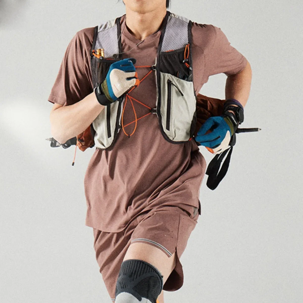 Running Hydration Vest - 夏用アウトドアハイキング多機能ショルダーオフロードランニング軽量ベスト アウトドアキャンプベスト 男女兼用