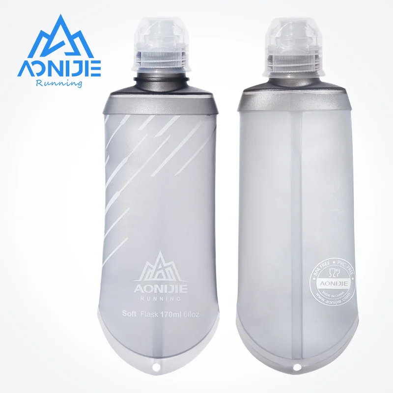 Energy Gel Pack - AONIJIE SD23 TPU製折りたたみ式170MLスポーツ栄養エネルギーゲルソフトフラスコウォーターボトル、マラソンハイドレーションパック用