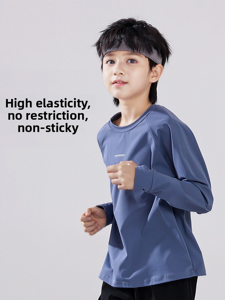 Running Gear Girls - 速乾性スポーツ Tシャツ 子供用 男の子と女の子用 バスケットボール ランニング