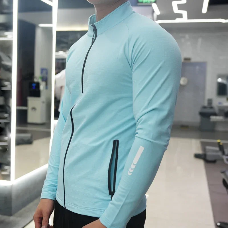 メンズジムタイツ,ランニングジャケット,伸縮性のあるアウター - Running Gear Jacket のレビューと価格