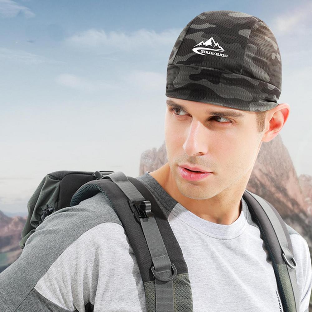 夏用冷却サイクリングキャップ日焼け止め速乾性ヘルメットライナ - Running Gear Hat のレビューと価格