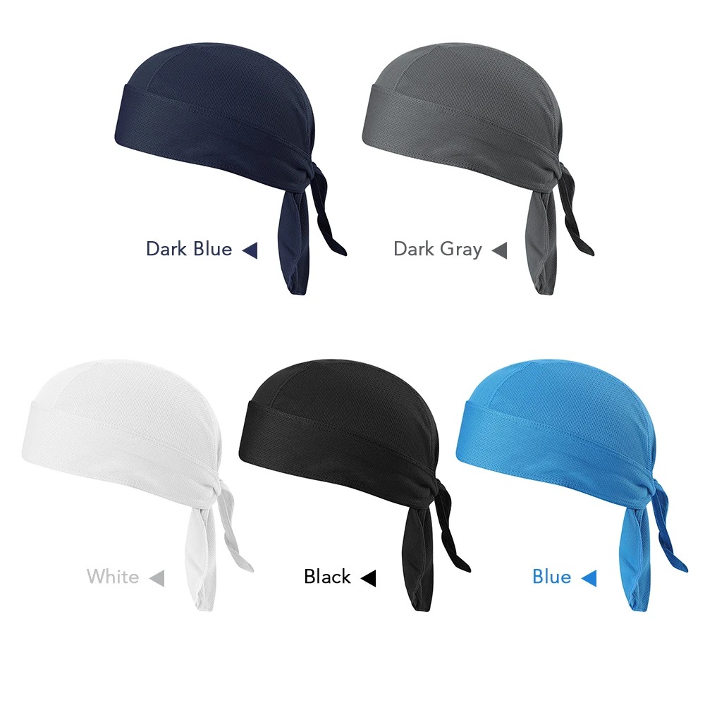 速乾性汗吸収サイクリングヘッドバンド日焼け防止バンダナヘッド - Running Gear Hat のレビューと価格