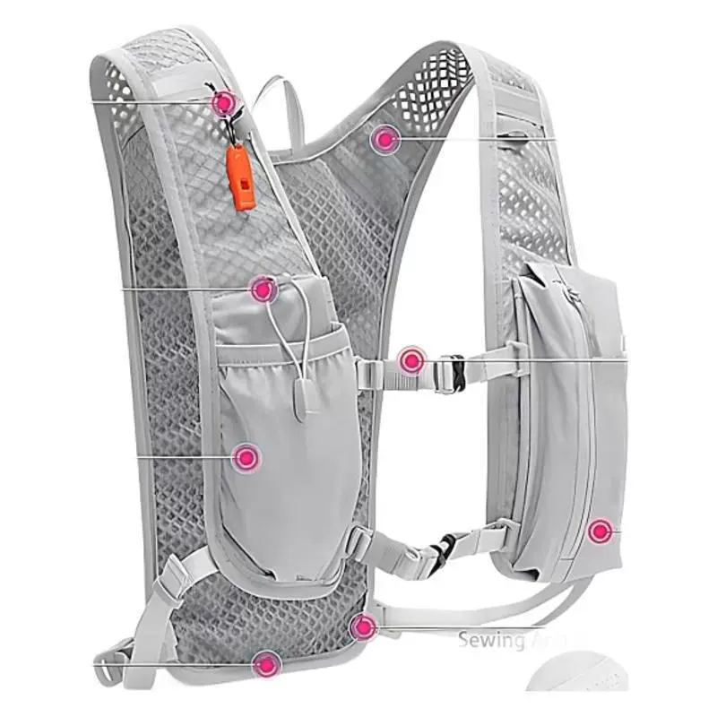 軽量速乾アウトドアランニングハイキングサイクリングマラソンハ - Running Hydration Vest のレビューと価格