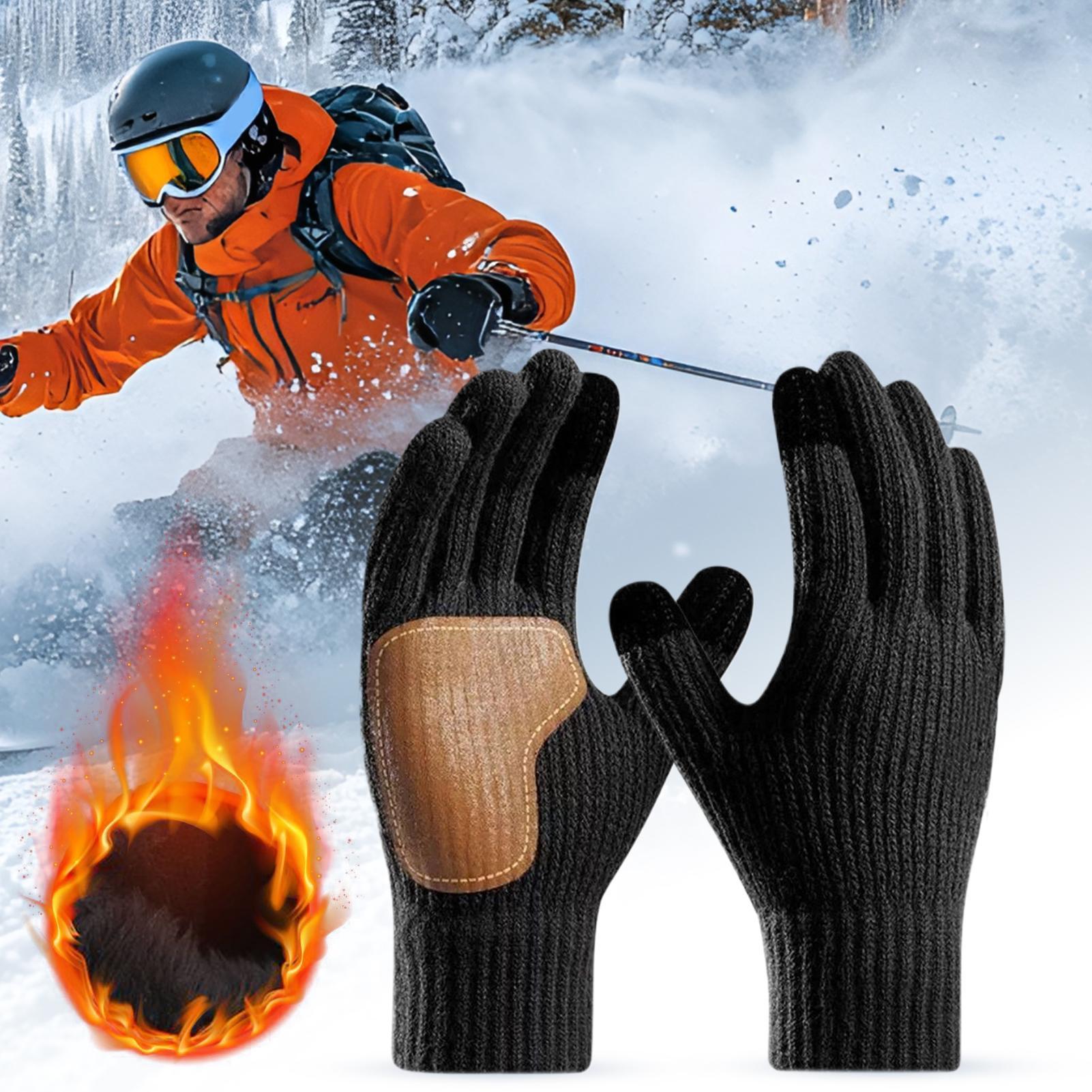 タッチスクリーン付きUSB加熱グローブ、スキー、ランニング用 - Running Gear In The Cold のレビューと価格