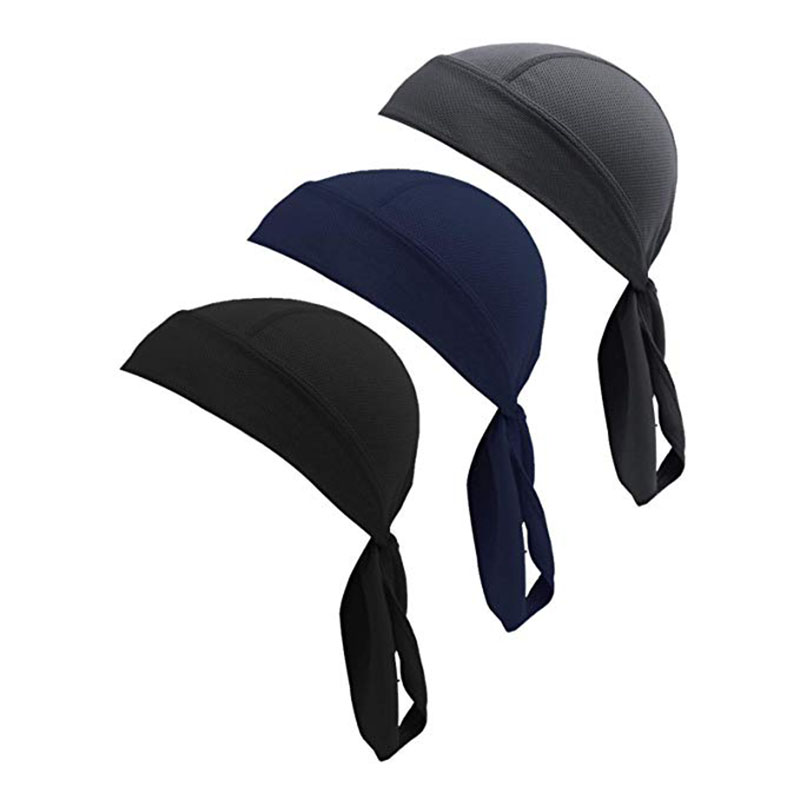 速乾性吸汗ビーニーサイクリングキャップヘッドスカーフ海賊帽子 - Running Gear Hat のレビューと価格