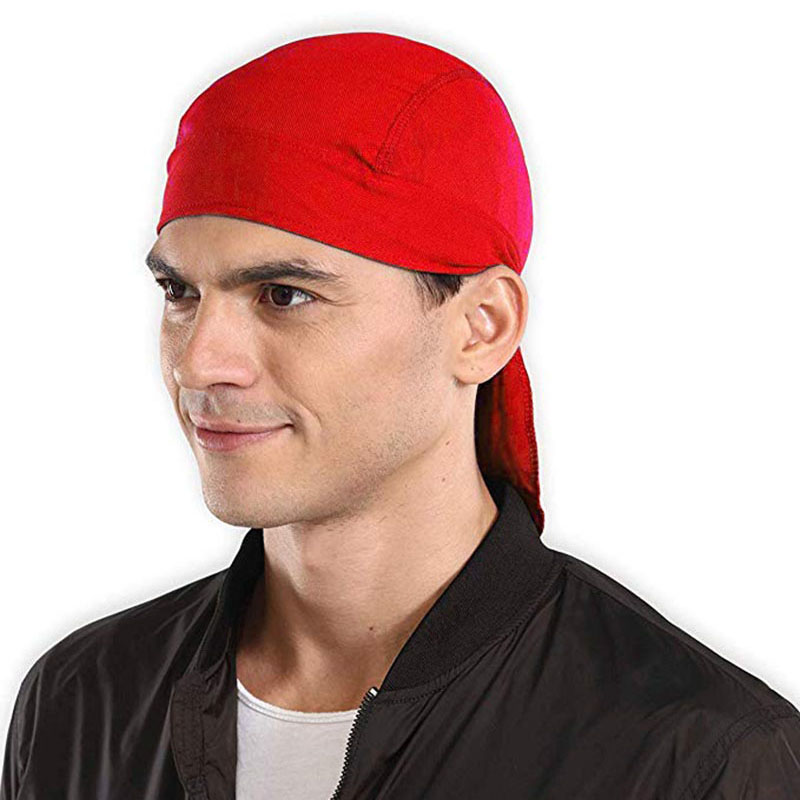 速乾性吸汗ビーニーサイクリングキャップヘッドスカーフ海賊帽子 - Running Gear Hat のレビューと価格