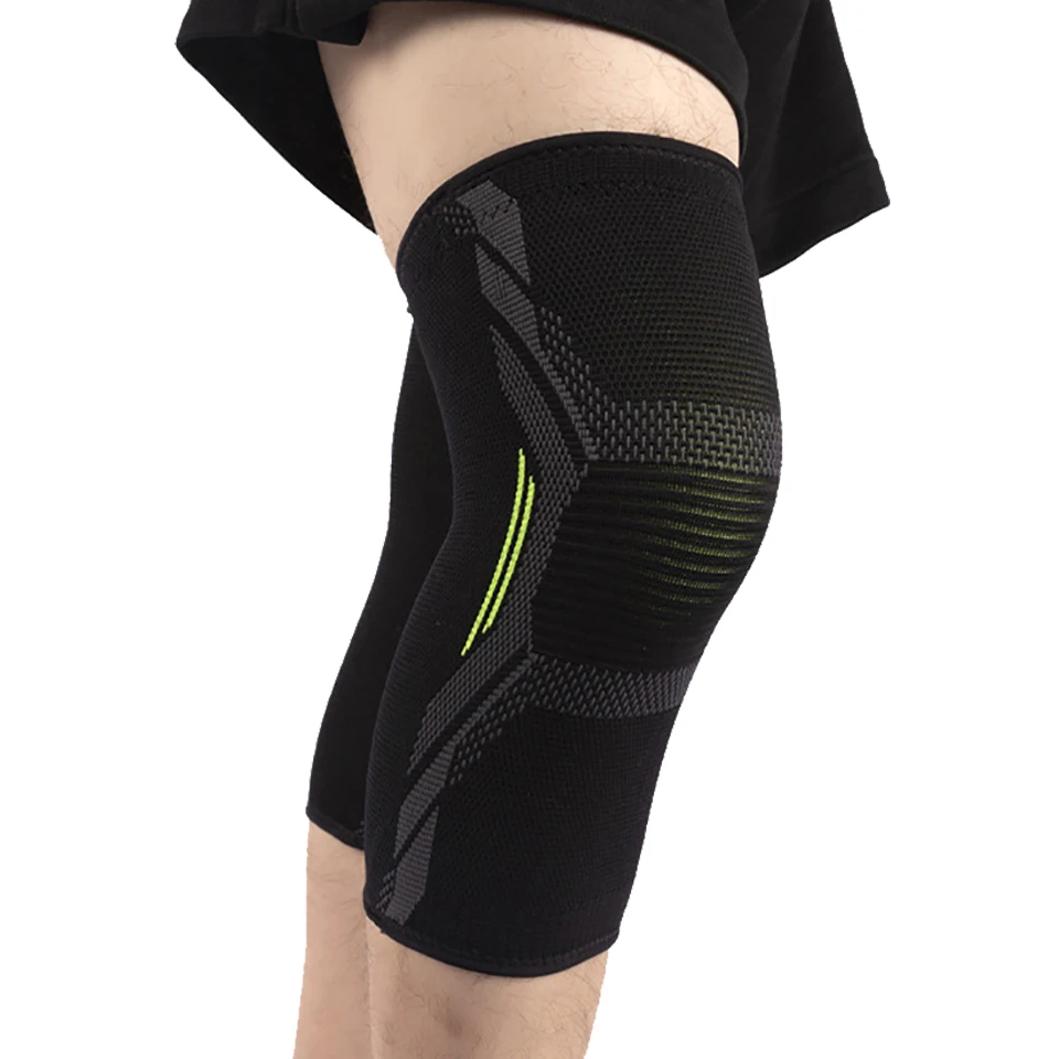 1 個ニットナイロンスポーツ膝パッド乗馬保護具ランニングバス - Running Gear In The Cold のレビューと価格
