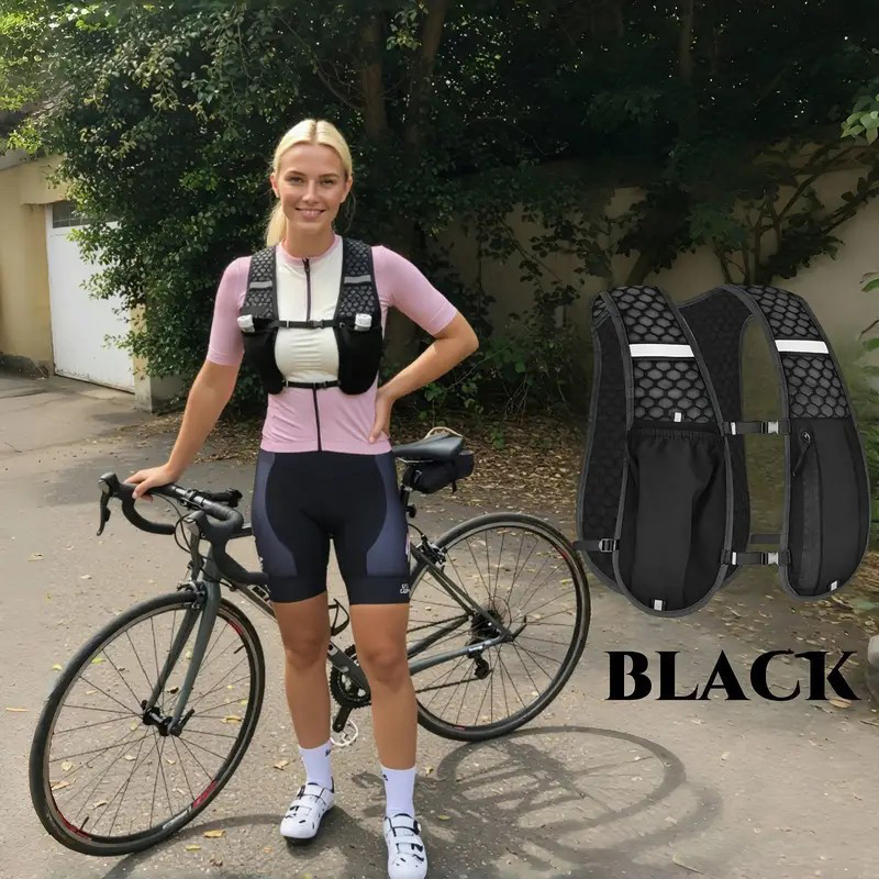 新しいランニングウォーターボトル収納ベスト軽量ランニングベス - Running Hydration Vest のレビューと価格