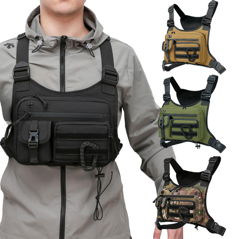 タクティカルチェストバッグ メンズベスト EDC 防水 盗難 - Running Hydration Vest のレビューと価格