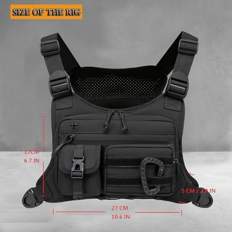 タクティカルチェストバッグ メンズベスト EDC 防水 盗難 - Running Hydration Vest のレビューと価格