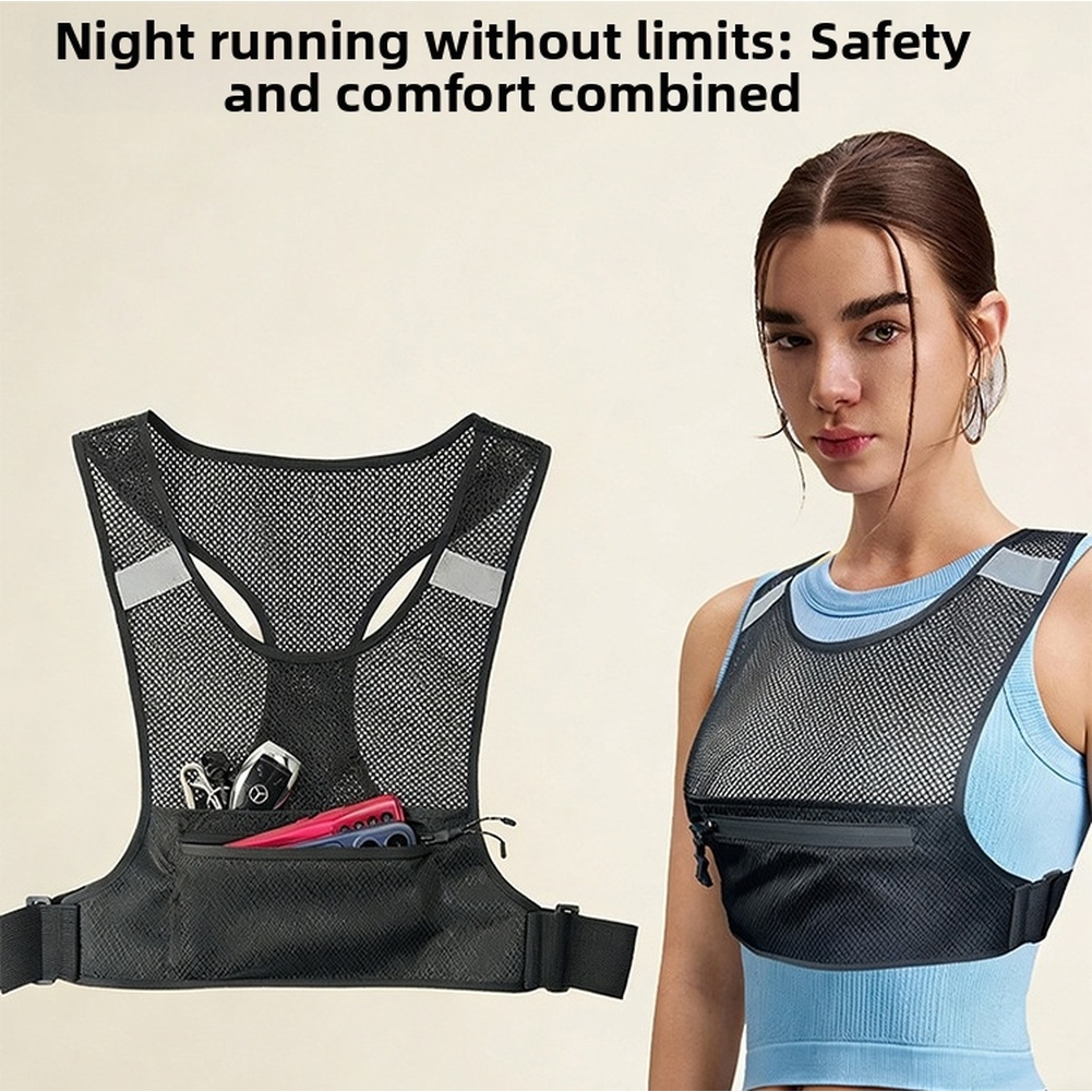 /ランニング/ベスト/ウエストパック通気性メッシュ反射調整可 - Running Gear For Marathon のレビューと価格