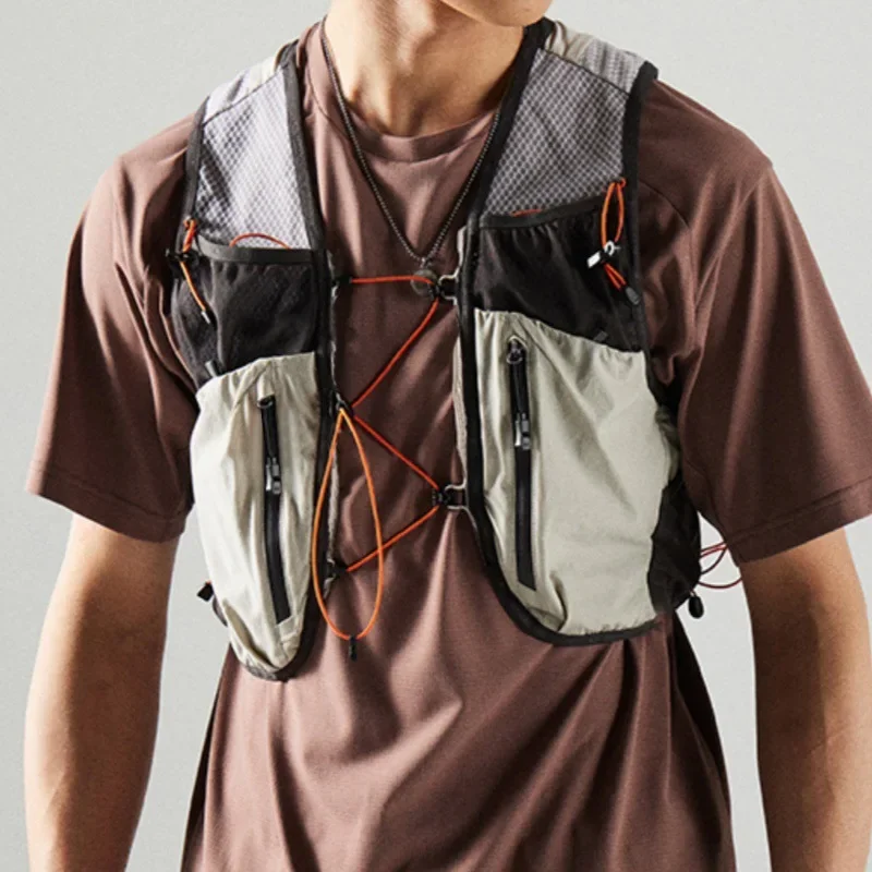 夏用アウトドアハイキング多機能ショルダーオフロードランニング - Running Hydration Vest のレビューと価格