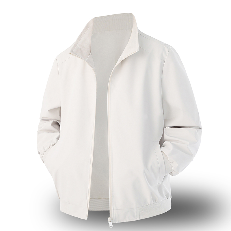 メンズクラシックビジネスジャケットウインドブレーカージッパー - Running Gear Jacket のレビューと価格