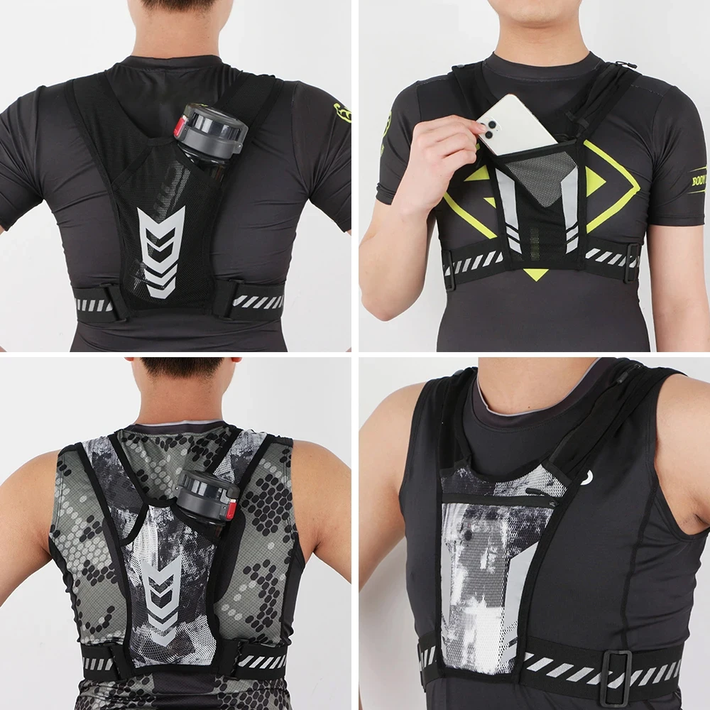 OSSOHH ランニングベスト 1 個、超軽量反射ランニング - Running Hydration Vest のレビューと価格