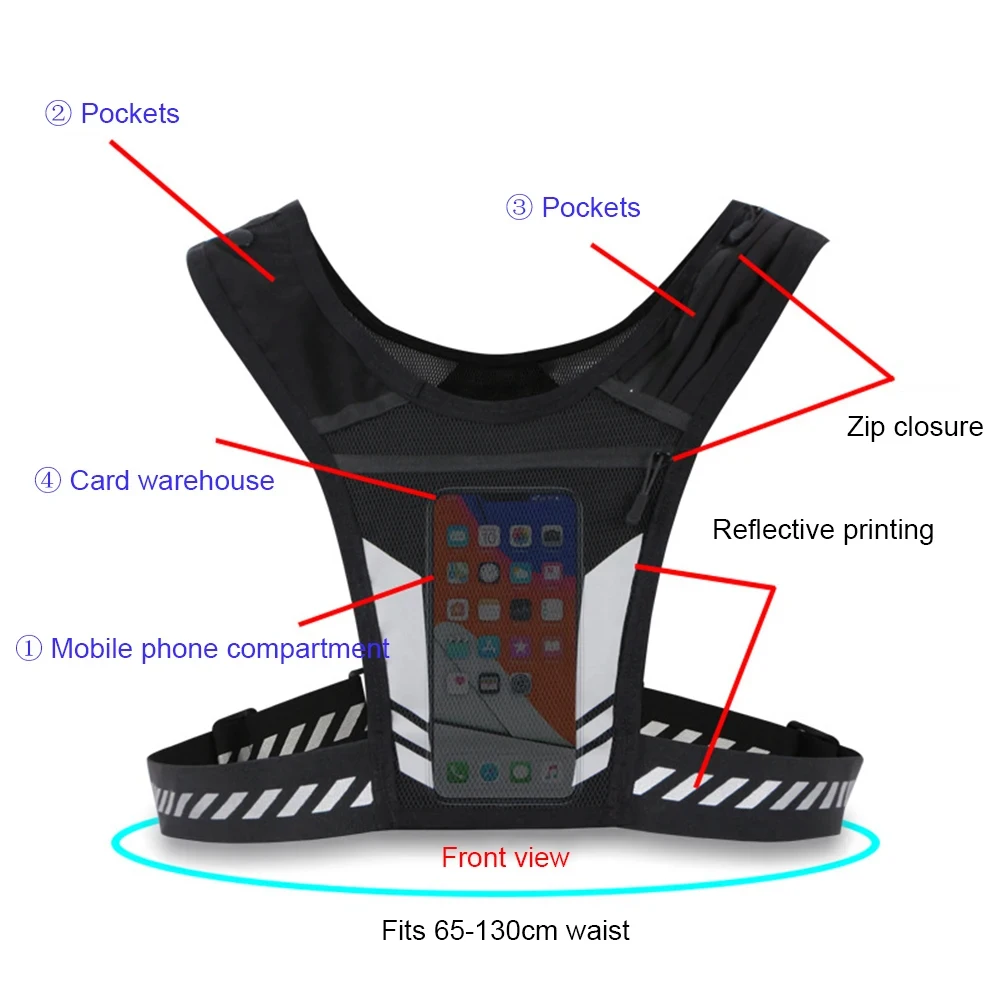 OSSOHH ランニングベスト 1 個、超軽量反射ランニング - Running Hydration Vest のレビューと価格