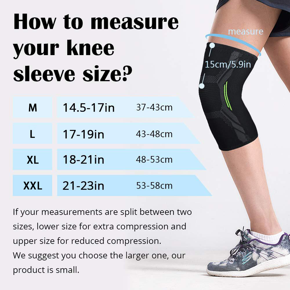 シングル膝パッドニットナイロンスポーツ乗馬保護具ランニングバ - Running Gear In The Cold のレビューと価格
