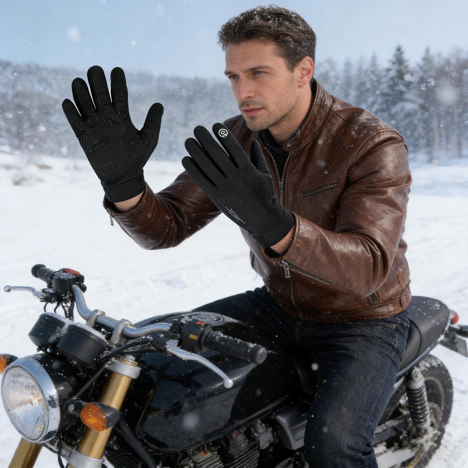 フルフィンガー防寒グローブ 冬用サイクリンググローブ タッチ - Running Gear In The Cold のレビューと価格